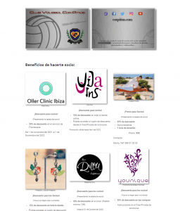 pantallazo web socios